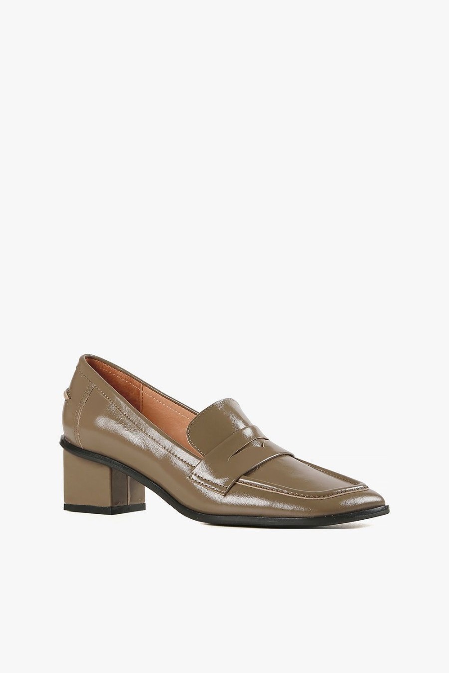 Categories ALL BLACK Footwear | Angle Loafer Princess Khaki