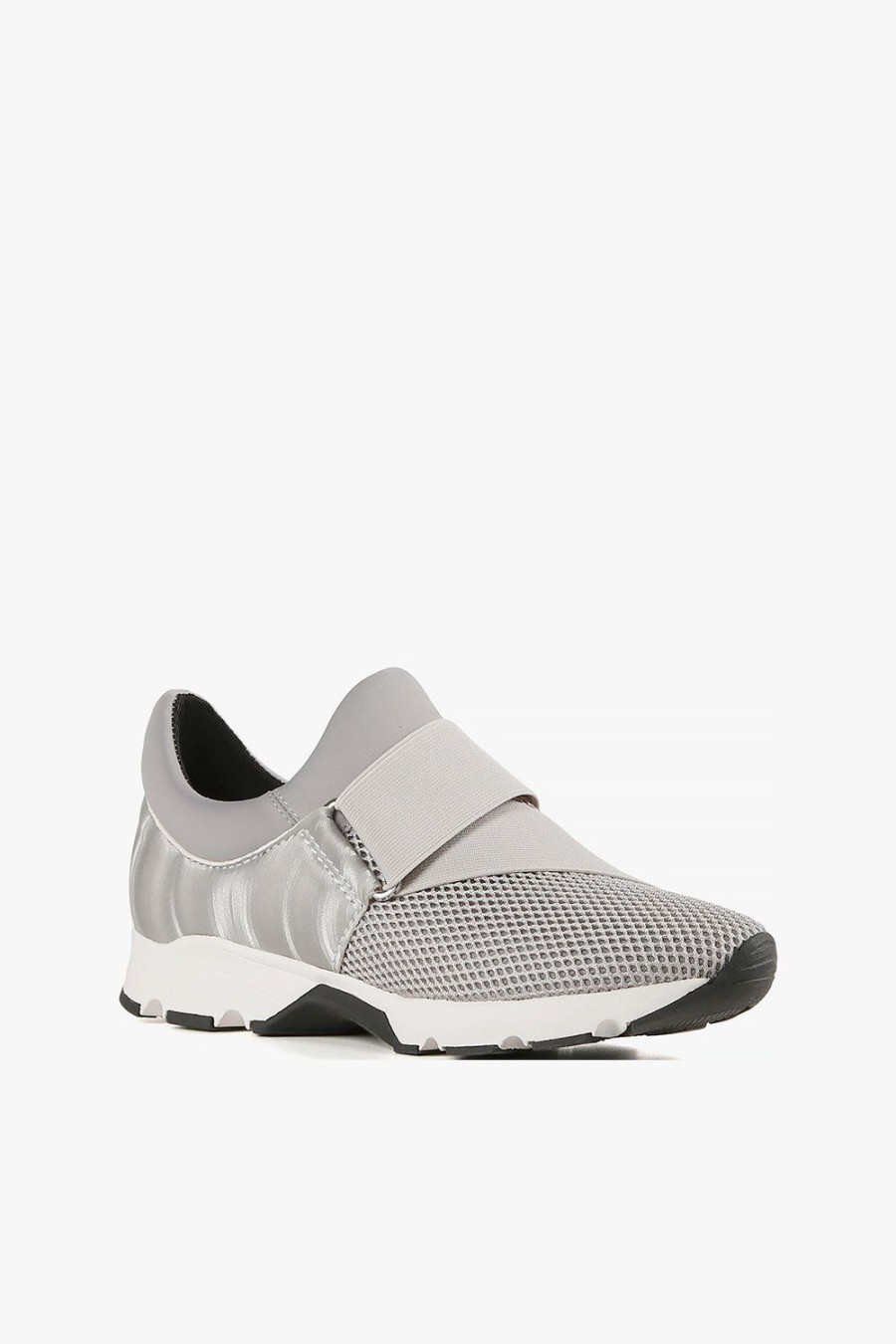 Categories ALL BLACK Footwear | Banded Streak Grey