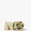 Categories ALL BLACK Footwear | Ruffle Kid Mule Green