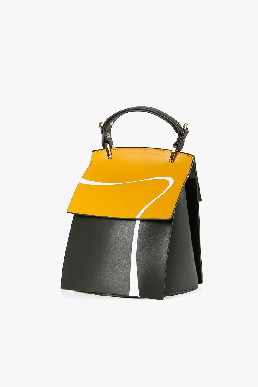 Handbags ALL BLACK Footwear | U Decide Graphic Yellow