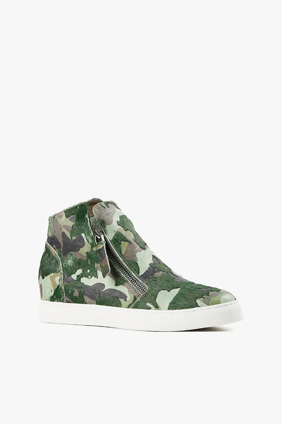 Categories ALL BLACK Footwear | Fur Top & Zip Green Camo