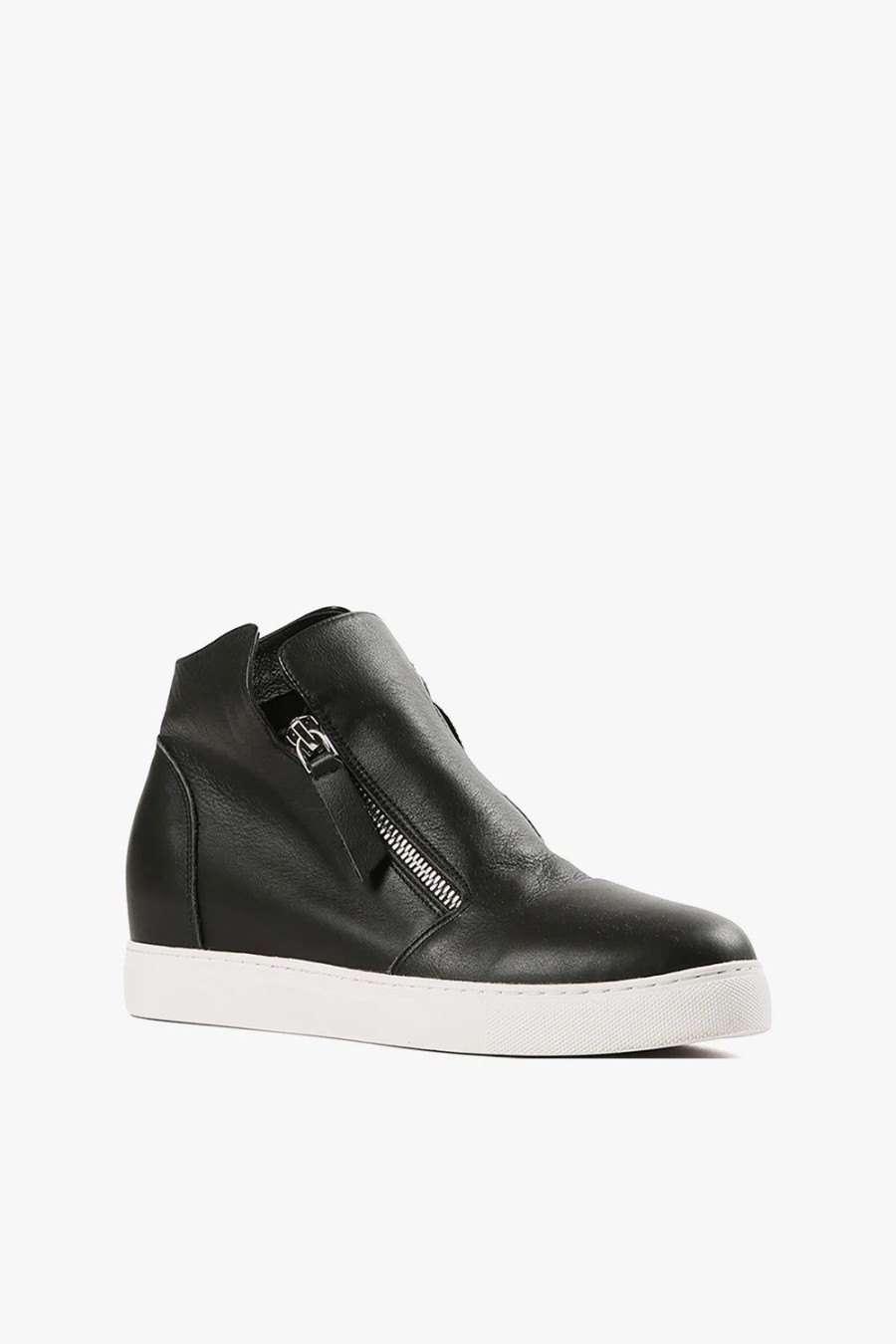 Categories ALL BLACK Footwear | Hi Double Zip Black