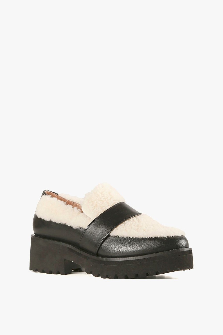 Categories ALL BLACK Footwear | Sherpa Loafer Black