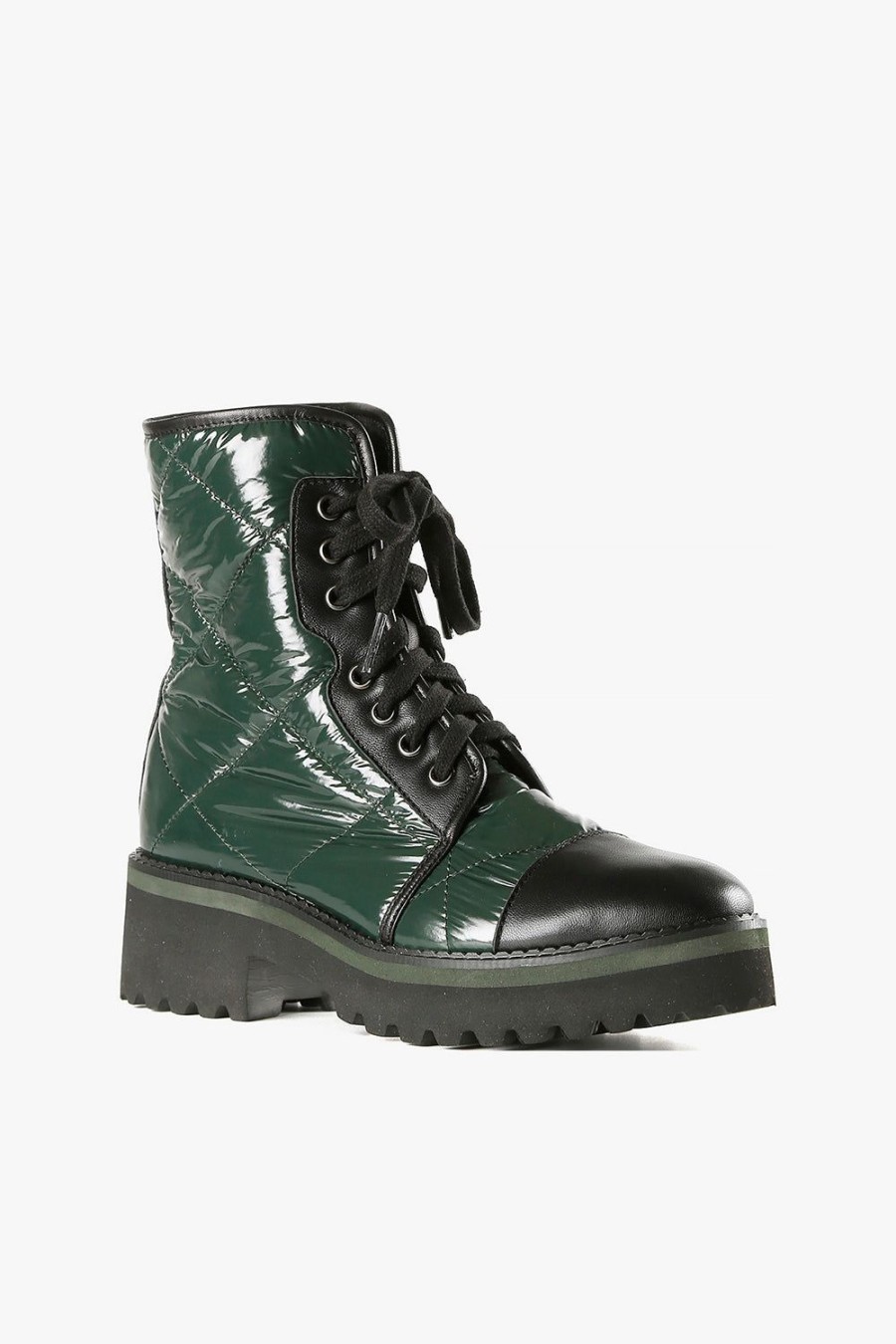 Categories ALL BLACK Footwear | Puffy Lugg Camper Green