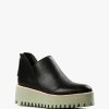 Categories ALL BLACK Footwear | Flatform Tread Shootie Black-W-Green