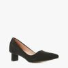 Categories ALL BLACK Footwear | Oval Kitten Pump Black