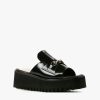 Categories ALL BLACK Footwear | Link Flatform Sandal Black