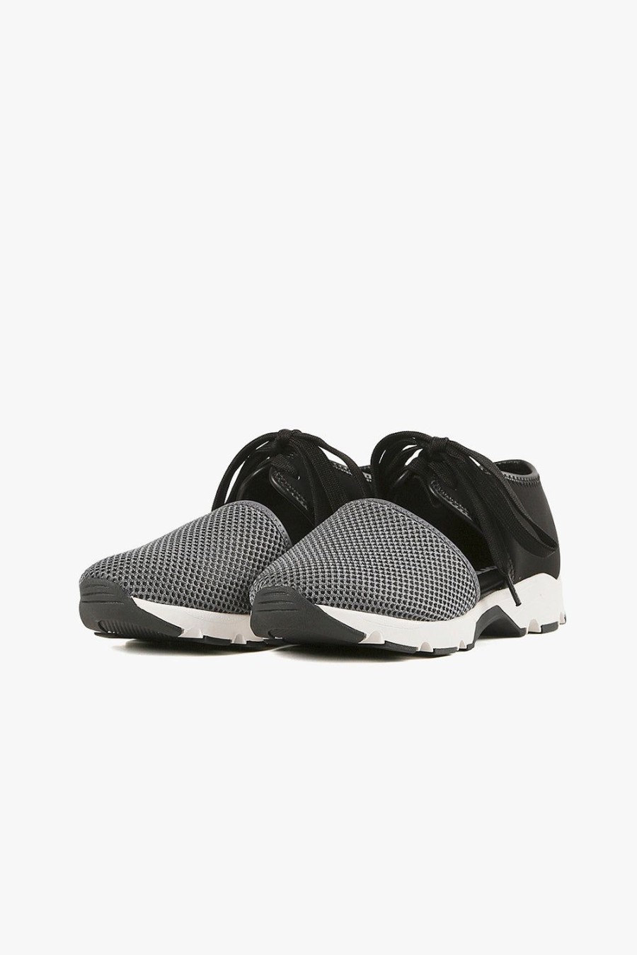 Categories ALL BLACK Footwear | Solid Mesh Grey