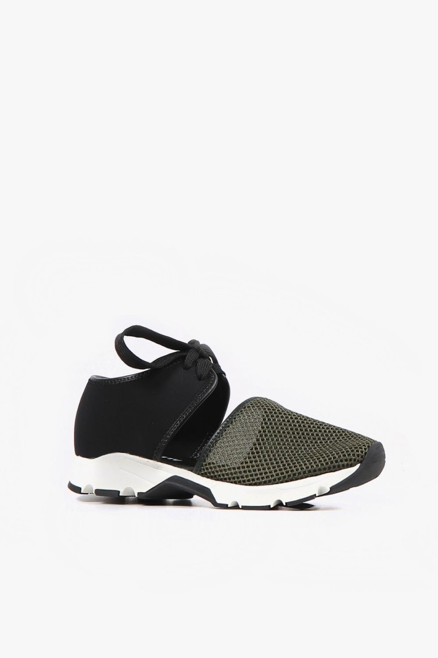 Categories ALL BLACK Footwear | Solid Mesh Green