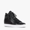 Categories ALL BLACK Footwear | Urban Cut Hi Top Black