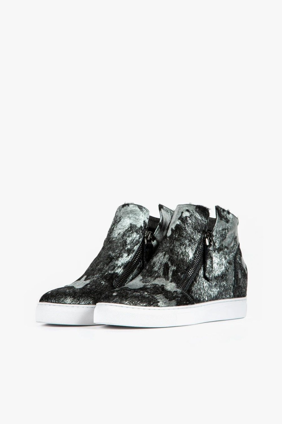 Categories ALL BLACK Footwear | Fur Top & Zip Pewter