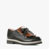 Categories ALL BLACK Footwear | Kiltie Bow Ox Brown