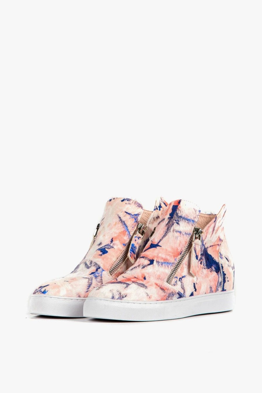 Categories ALL BLACK Footwear | Tie Dye Hi Top Pink