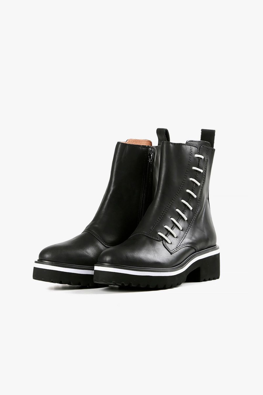 Categories ALL BLACK Footwear | Side Cord Bootie Black