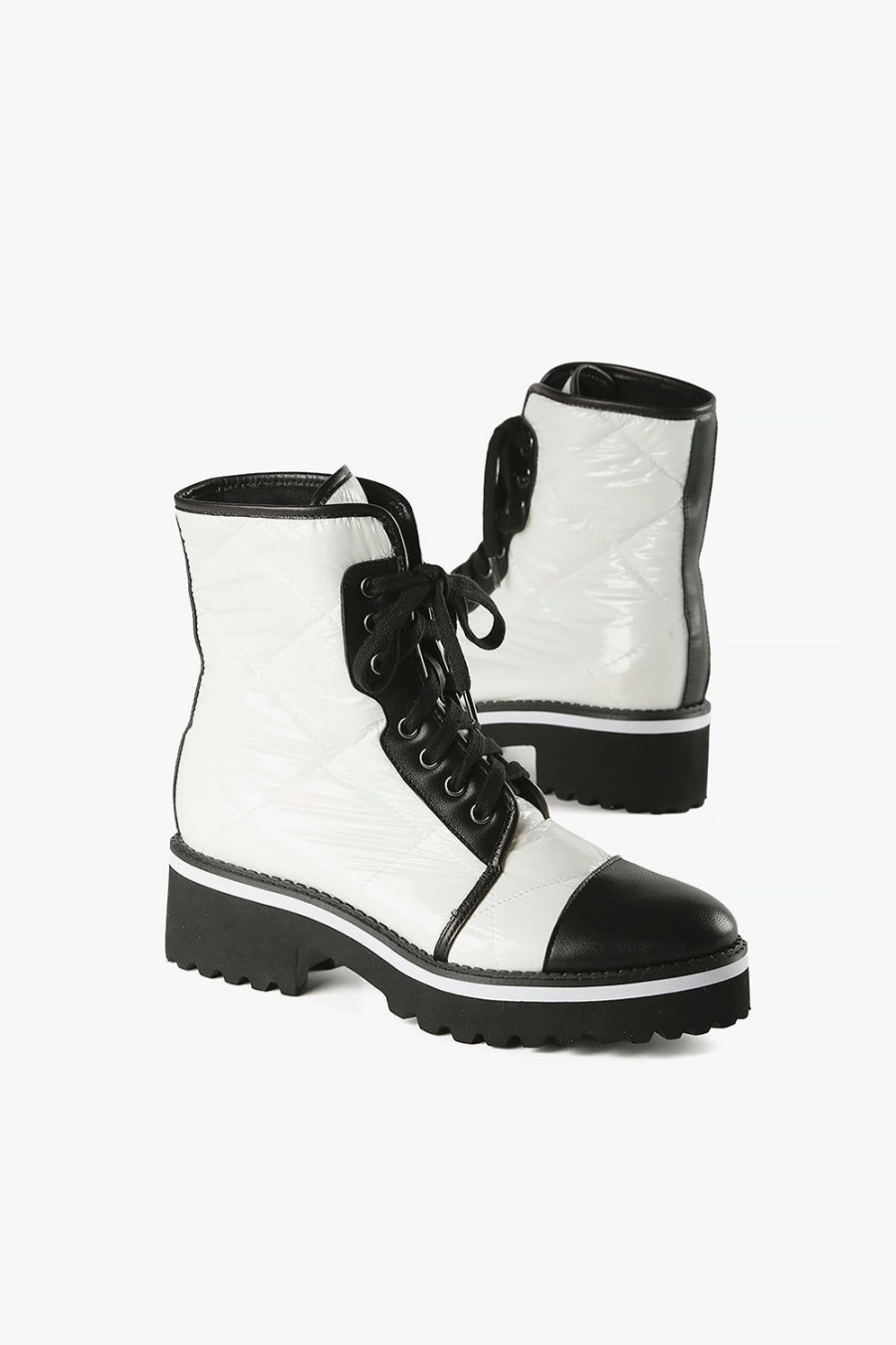 Categories ALL BLACK Footwear | Puffy Lugg Camper White