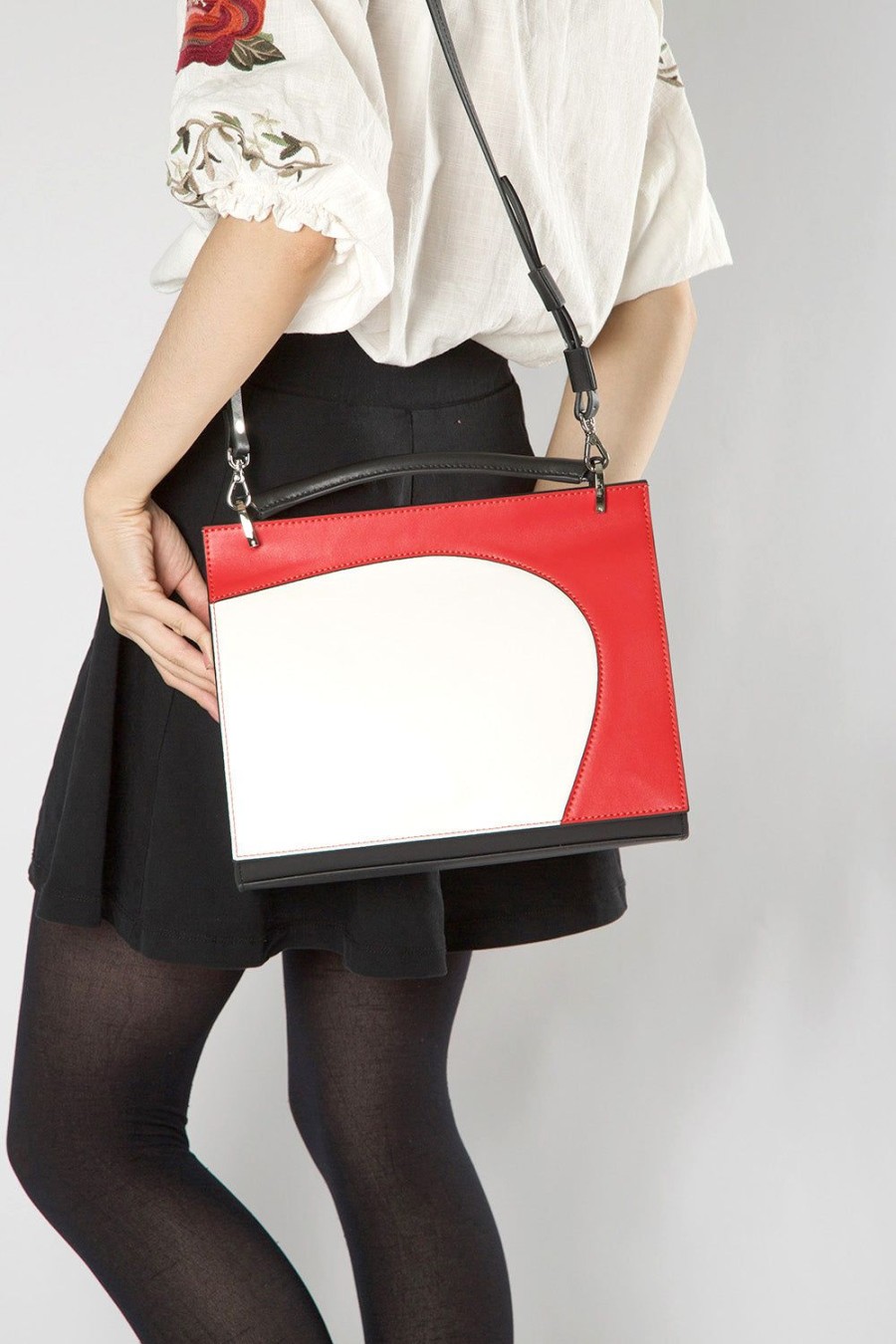 Handbags ALL BLACK Footwear | Smooth Graphic Red