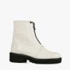 Categories ALL BLACK Footwear | Classic Zip Bootie Ivory