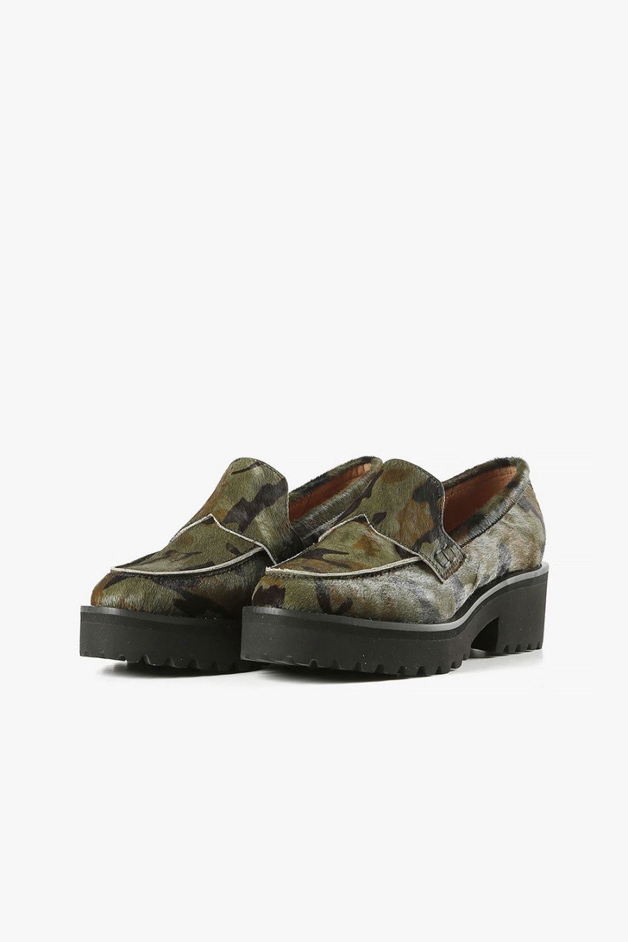 Categories ALL BLACK Footwear | Lugg Lady Loafer Camo