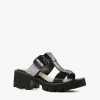 Categories ALL BLACK Footwear | Buckle Lugg Mule Black