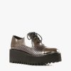 Categories ALL BLACK Footwear | Perf Flatform Ox Pewter