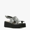 Categories ALL BLACK Footwear | Kiltie Sling Flatform Grey